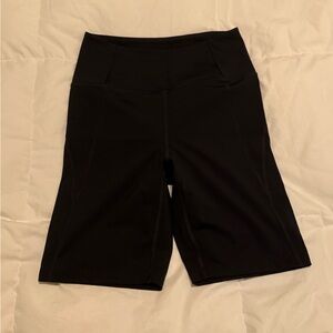 Girlfriend Collective Black Bike Shorts